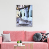 TOILE EBEN GLACE CAVES MICHIGAN U.S.A. (Insitu(Salon))