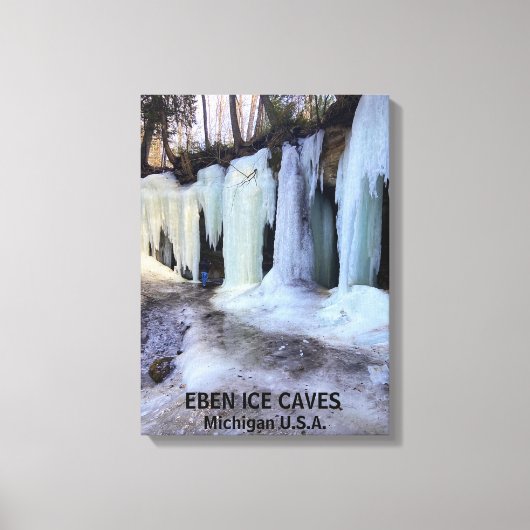 TOILE EBEN GLACE CAVES MICHIGAN U.S.A. (Recto)