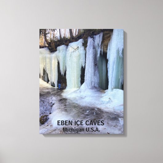 TOILE EBEN GLACE CAVES MICHIGAN U.S.A. (Recto)