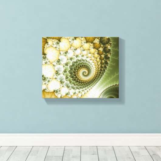 Toile Écale l'art fractal (Insitu (Plancher de Bois))