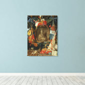 Toile Ecclesia Entouré de Symboles de Vanité (Insitu (Plancher de Bois))