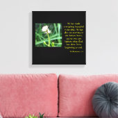 Toile Ecclésiaste 3:11 floral (Insitu(Salon))