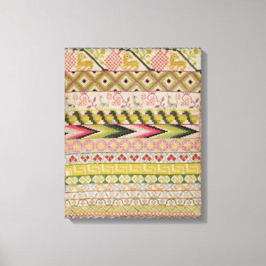 Toile Échantillon de broderie (Recto)