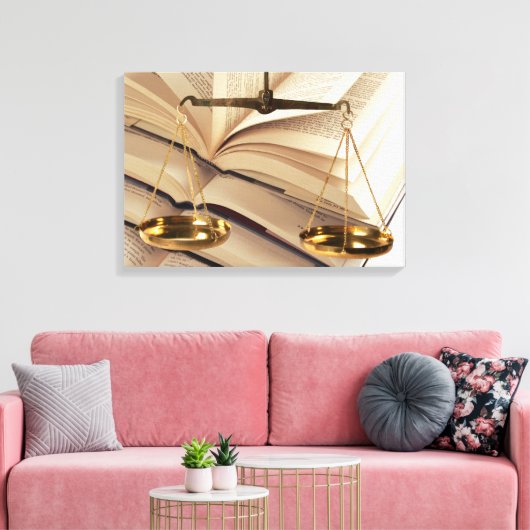 Toile Échelles de justice (Insitu(Salon))