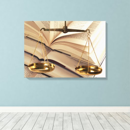 Toile Échelles de justice (Insitu (Plancher de Bois))