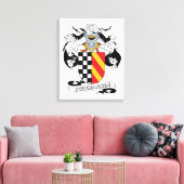 Toile Echevarria Family Crest (Insitu(Salon))