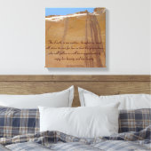 Toile Echo Canyon, Nouveau-Mexique Hommage à Mère Terre (Insitu(Chambre))