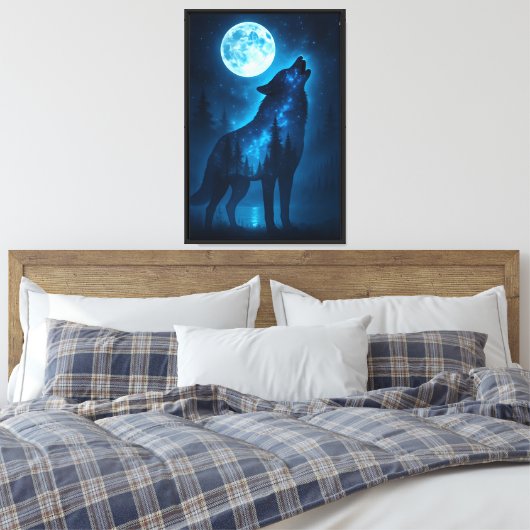Toile Echo de nuit sauvage (Insitu(Chambre))