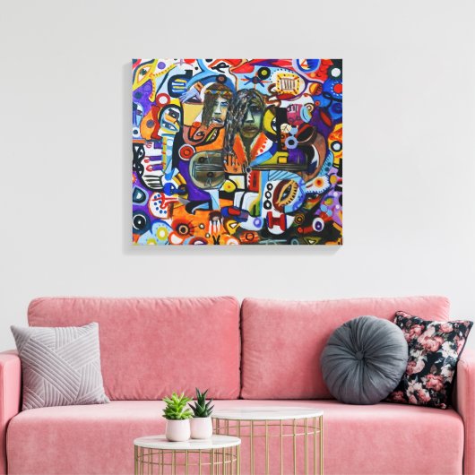 Toile Echoes of a Face (Insitu(Salon))