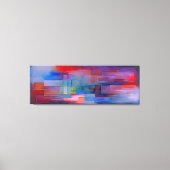 Toile "Echoes of Geometry" Contemporary Abstract Art (Recto)