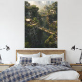 Toile Echoes of the Green Canopy (Insitu(Chambre))