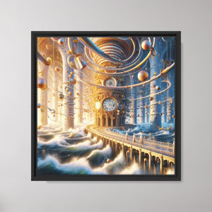 Toile Echos de '73 : Le Labyrinthe de Chronos Ocean