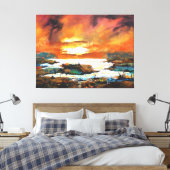Toile Échos De Couleur (Insitu(Chambre))