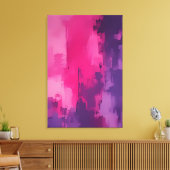 Toile Échos de Magenta (Insitu(Salon))