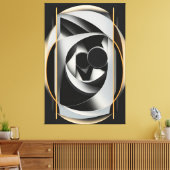 Toile Échos d'infini (Insitu(Salon))