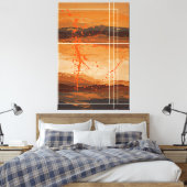 Toile Echos du désert (Insitu(Chambre))