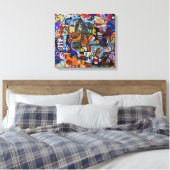 Toile Échos d'un visage (Insitu(Chambre))