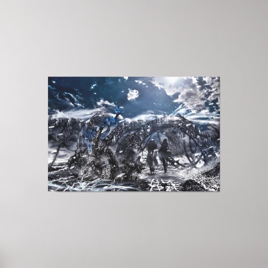 Toile Échos d'une machine oubliée (Recto)