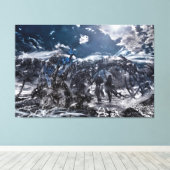 Toile Échos d'une machine oubliée (Insitu (Plancher de Bois))