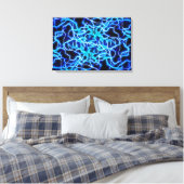 Toile Éclair électrique néon bleu Tesla Coil (Insitu(Chambre))