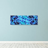 Toile Éclair électrique néon bleu Tesla Coil (Insitu (Plancher de Bois))