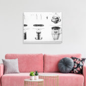 Toile Éclairage d'une grande ville (Insitu(Salon))