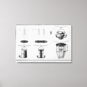 Toile Éclairage d'une grande ville