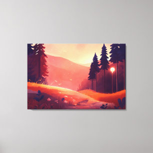 Toile Éclairage. rayons lumineux. abstrait. nature cosy