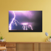 Toile Éclairs. (Insitu(Salon))