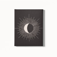 Éclipse de la lune Abstraite
