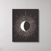 Toile Éclipse de la lune Abstraite (Recto)