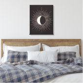 Toile Éclipse de la lune Abstraite (Insitu(Chambre))