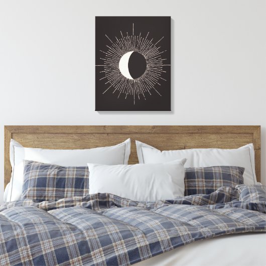 Toile Éclipse de la lune Abstraite (Insitu(Chambre))