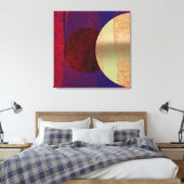 Toile Éclipse lunaire - Abstrait (Insitu(Chambre))