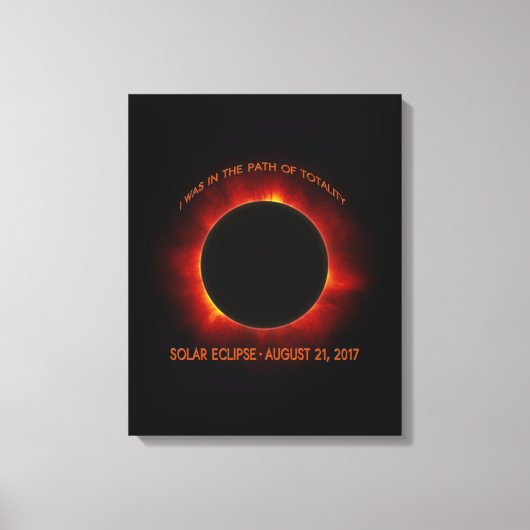 Toile Éclipse solaire (Recto)