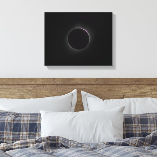 Toile Éclipse solaire 2017 - Chromosphère (Insitu(Chambre))