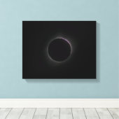 Toile Éclipse solaire 2017 - Chromosphère (Insitu (Plancher de Bois))