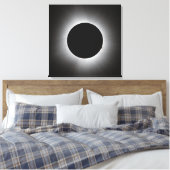 Toile Éclipse solaire 2024 - Corona (Insitu(Chambre))
