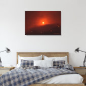 Toile Éclipse solaire sur Somerset, 2015 (Insitu(Chambre))