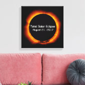 Toile Éclipse solaire totale 2017 (Insitu(Salon))