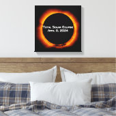Toile Éclipse solaire totale 2024 (Insitu(Chambre))