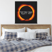 Toile Éclipse solaire totale de 2017 (Insitu(Chambre))