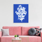 Toile Économisez de l'eau maintenant (Insitu(Salon))