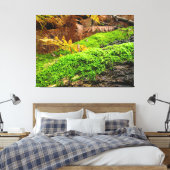 Toile Écorce d'arbre dans la mousse d'automne - (Insitu(Chambre))
