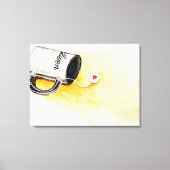 Toile Écouter avec amour (Recto)