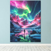 Toile Écran Magic Northern Lights (Insitu (Plancher de Bois))