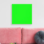 Toile écran vert néon, cool couleur uni clair (Insitu(Salon))