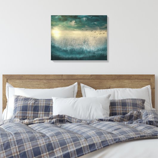 Toile Écraser des vagues (Insitu(Chambre))