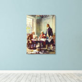 Toile Écrire La Déclaration D'Indépendance (Insitu (Plancher de Bois))