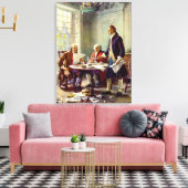 Toile Écrire La Déclaration D'Indépendance (Insitu(Salon))